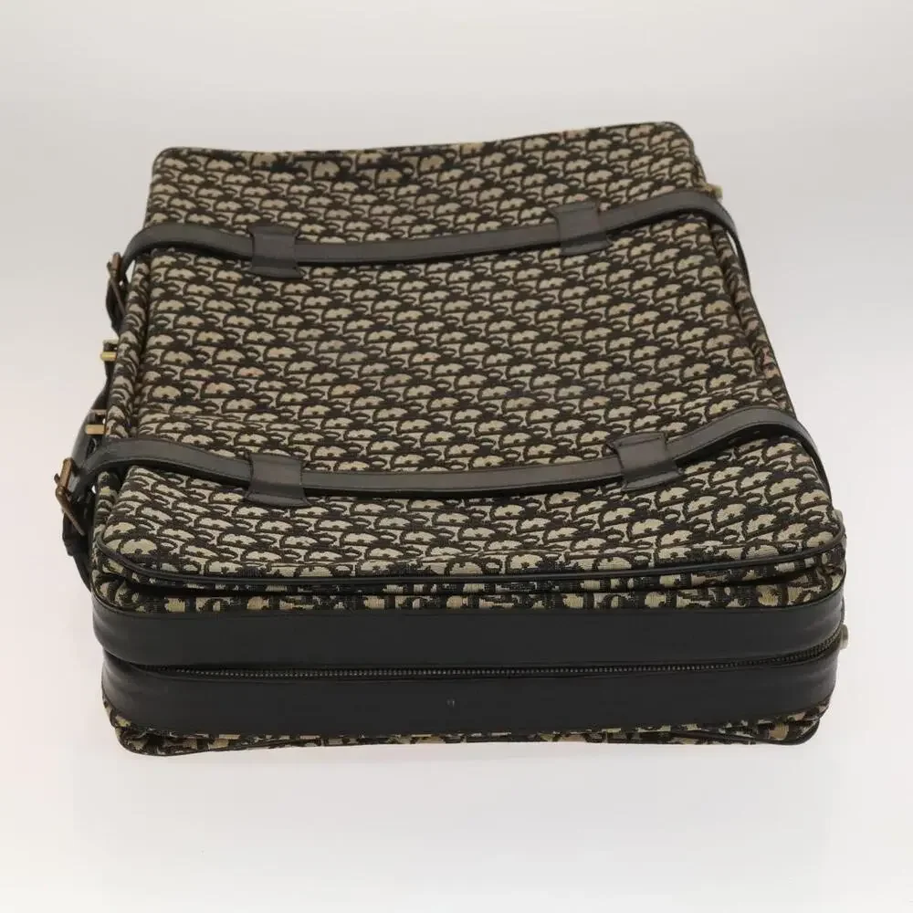 DIOR Trotter Canvas Trunk Navy Gold